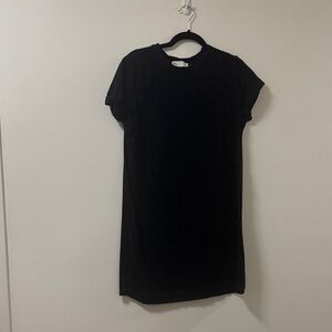 Tory Burch Elegant Black Tee Shirt Dress